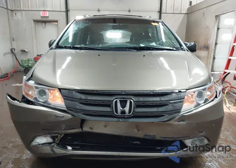 2012 Honda Odyssey Touring/Touring Elite from USA, damaged, VIN 5FNRL5H99CB130055